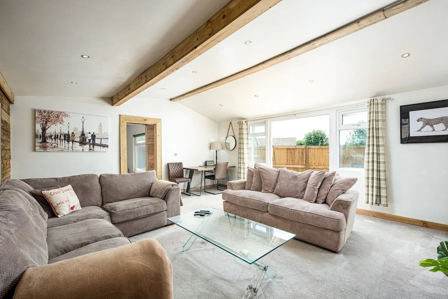 Twin Cabins Living Room