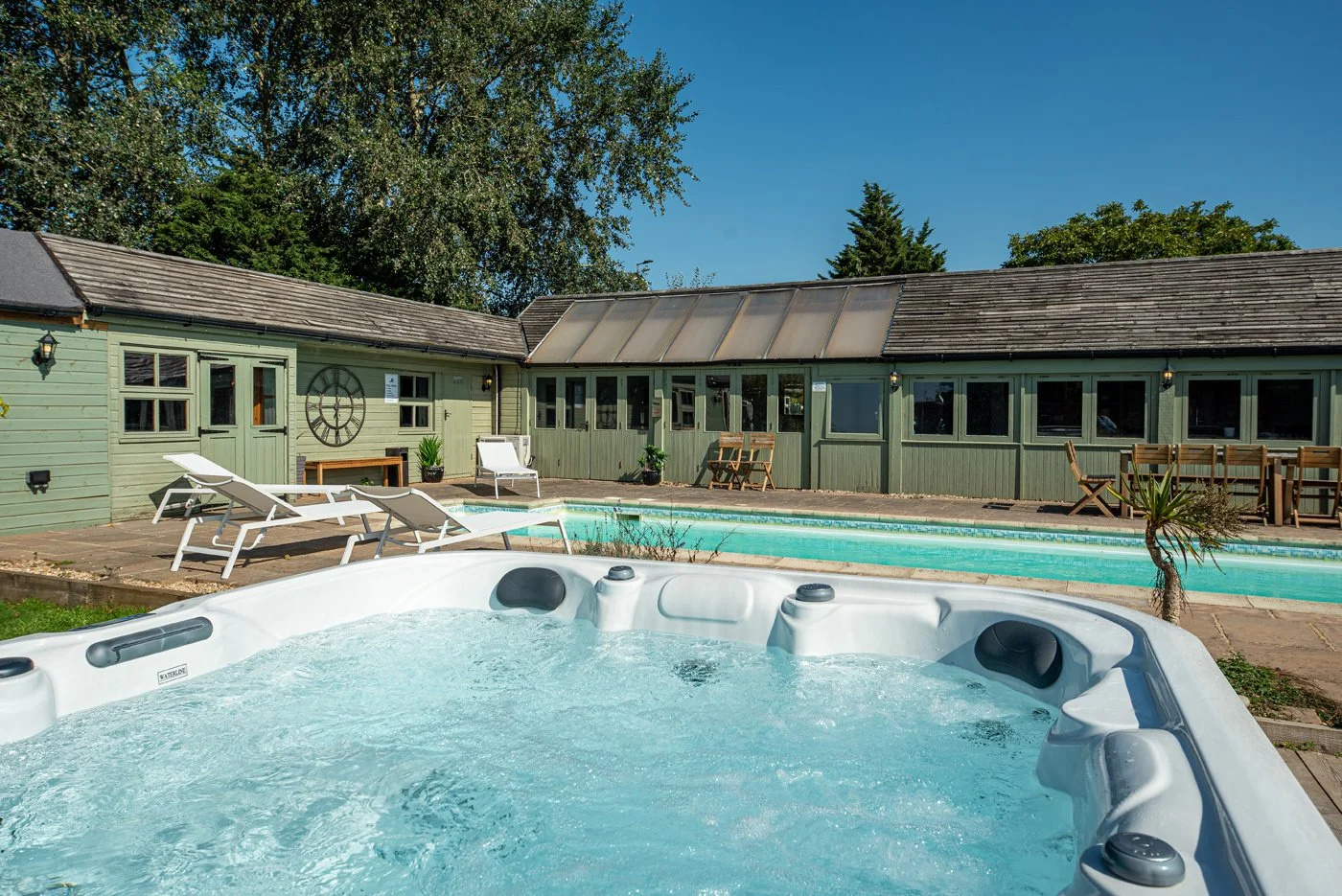 Hot Tub Evening View